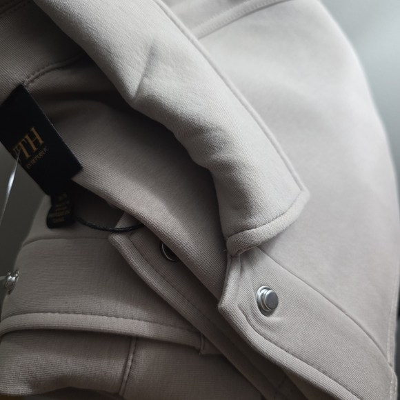 Cream Button-Front Jean Jacket - Picture 15 of 16